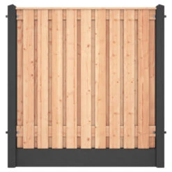 Houtbetonschutting Antraciet Douglas Per Meter -Makitar Winkel 123 1008
