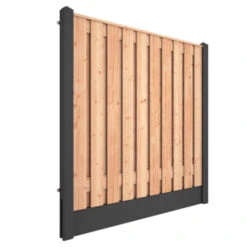 Houtbetonschutting Antraciet Douglas Per Meter -Makitar Winkel 123 1010