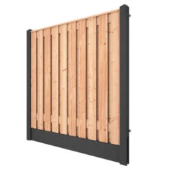 Houtbetonschutting Antraciet Douglas Per Meter -Makitar Winkel 123 1011