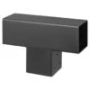 Paalverbinder Voor Pergola T-verbindingsstuk 3-kants 7x7 Cm Zwart -Makitar Winkel 123 1013