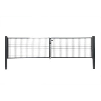 Napoli Dubbele Poort Antraciet 170x2x150cm RAL7016 3 Napoli Dubbele Poort Antraciet 170x2x150cm RAL7016