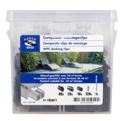 HKC Kunststof Clips - 110 Stuks -Makitar Winkel 123 1104