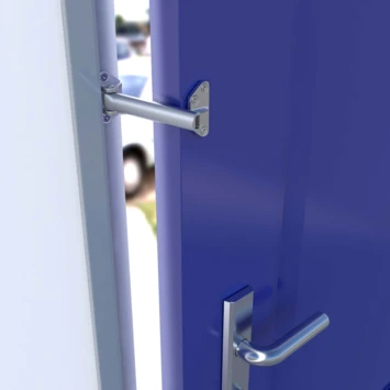 SecuMax Kierstandhouder Voordeur Binnendraaiend RVS SKG Vinkje 3 SecuMax Kierstandhouder Voordeur Binnendraaiend RVS SKG Vinkje