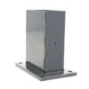 Voet Voor Rechthoekige Paal Antraciet 60/120 Mm -Makitar Winkel 123 1201