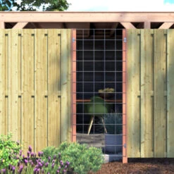 Gaas Volgpakket Tuinhek Hardhout 180x75cm  -Makitar Winkel 123 1247