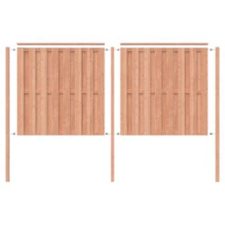 Schutting Startpakket Tuinscherm Douglas Ca. 3,8 Meter Lang -Makitar Winkel 123 1281