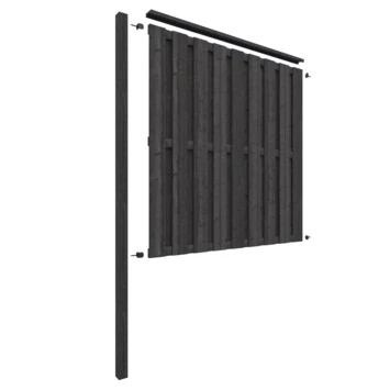 Schutting Volgpakket Tuinscherm Royal Antraciet Ca. 1,9 Meter Lang 8 Schutting Volgpakket Tuinscherm Royal Antraciet Ca. 1,9 Meter Lang - Afbeelding 6