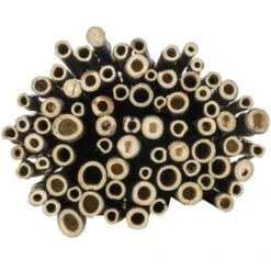 Bamboe Schutting Zwart Ca. 180x180 Cm -Makitar Winkel 123 1306