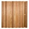 Schutting Hardhout Recht Ca. 180x180 Cm -Makitar Winkel 123 1319
