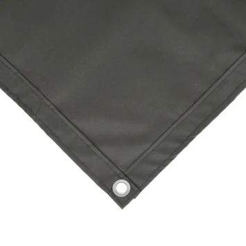 Balkonscherm Doek Polyester Grijs 90x500cm 8 Balkonscherm Doek Polyester Grijs 90x500cm - Afbeelding 6