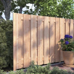 Schutting Douglas Recht Extra Grote Planken Ca. 180x180cm -Makitar Winkel 123 1411