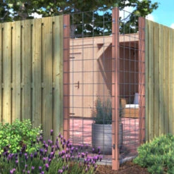 Gaas Startpakket Tuinhek Hardhout 180x75cm  -Makitar Winkel 123 1447