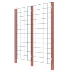 Gaas Startpakket Tuinhek Hardhout 180x75cm  -Makitar Winkel 123 1448