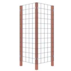 Gaas Startpakket Tuinhek Hardhout 180x75cm  -Makitar Winkel 123 1450