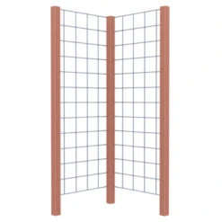 Gaas Startpakket Tuinhek Hardhout 180x75cm  -Makitar Winkel 123 1451