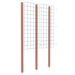 Gaas Startpakket Tuinhek Hardhout 180x75cm  -Makitar Winkel 123 1452