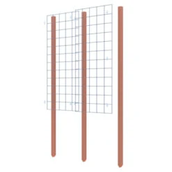 Gaas Startpakket Tuinhek Hardhout 180x75cm  -Makitar Winkel 123 1453