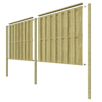 Schutting Startpakket Tuinscherm Royal Ca. 3,8 Meter Lang 5 Schutting Startpakket Tuinscherm Royal Ca. 3,8 Meter Lang - Afbeelding 3