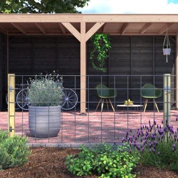 Gaas Volgpakket Tuinhek Grenen 180x75cm Liggend 5 Gaas Volgpakket Tuinhek Grenen 180x75cm Liggend - Afbeelding 3