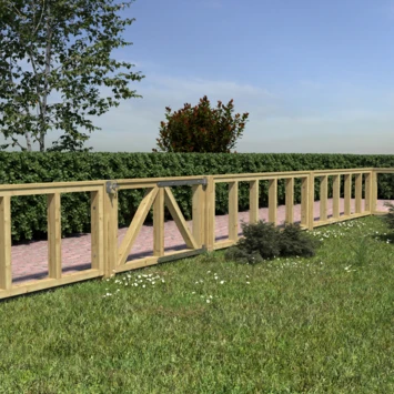 Tuinhek Grenen Donau Ca. 60x180 Cm 8 Tuinhek Grenen Donau Ca. 60x180 Cm - Afbeelding 6