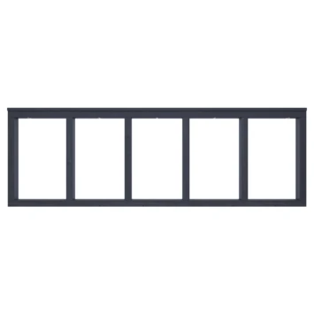 TUINHEK DONAU 60X180CM ANTRACIET 4 TUINHEK DONAU 60X180CM ANTRACIET - Afbeelding 2