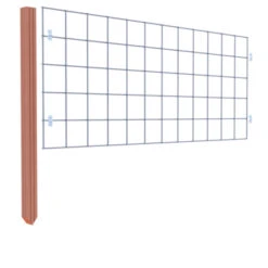 Gaas Volgpakket Tuinhek Hardhout 75x180cm liggend -Makitar Winkel 123 1653