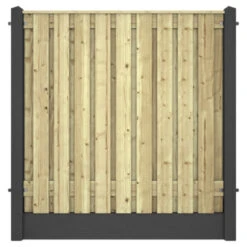 Houtbetonschutting Antraciet Grenen Per Meter -Makitar Winkel 123 1775