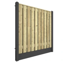 Houtbetonschutting Antraciet Grenen Per Meter -Makitar Winkel 123 1777