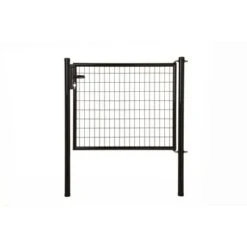 Poort Napoli Ral 9005 Zwart 200x125 Cm