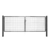 Dubbele Poort Roma/Milano Antraciet 2x 120x200 Cm -Makitar Winkel 123 1854