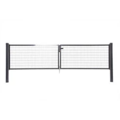 Dubbele Poort Napoli Ral 7016 Antraciet 100x400 Cm