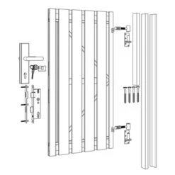 Poortpakket Douglas Op Metalen Frame -Makitar Winkel 123 1931