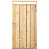Poort Voor Houtbetonschutting Douglas Rechtsdraaiend 100cm Breed -Makitar Winkel 123 1944