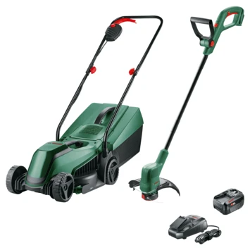Bosch 18V Grasmaaier EasyMower + Trimmer EasyGrassCut (incl. 4.0Ah Accu + Lader) 4 Bosch 18V Grasmaaier EasyMower + Trimmer EasyGrassCut (incl. 4.0Ah Accu + Lader) - Afbeelding 2