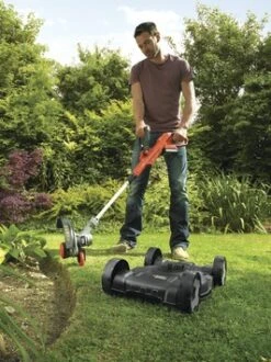 Black & Decker BLACK+DECKER 18V 3-in-1 Strimmer LI-ION 20 Cm Incl. 2,0Ah Accu + Lader -Makitar Winkel 123 2315