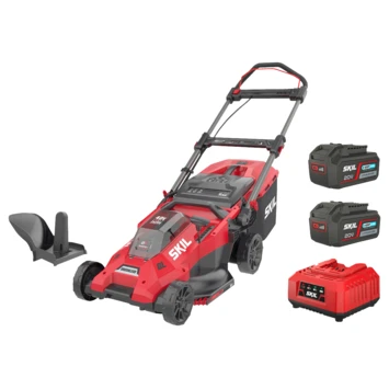SKIL 20V Grasmaaier 0140BA Brushless 43cm + 2 Accu's 4,0Ah + Snellader 3 SKIL 20V Grasmaaier 0140BA Brushless 43cm + 2 Accu's 4,0Ah + Snellader