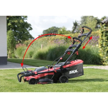 SKIL 20V Grasmaaier 0140BA Brushless 43cm + 2 Accu's 4,0Ah + Snellader 7 SKIL 20V Grasmaaier 0140BA Brushless 43cm + 2 Accu's 4,0Ah + Snellader - Afbeelding 5