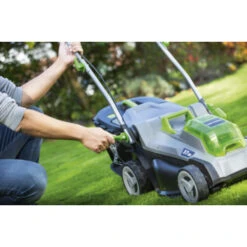 LUX 20V Accu Grasmaaier 37cm Incl. 2 Accu's 4,0Ah + Lader -Makitar Winkel 123 3285