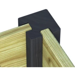 Sleufpaal Hoek Antraciet 8,8x8,8x270cm -Makitar Winkel 123 3749