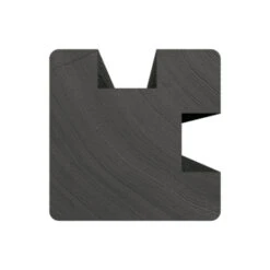 Sleufpaal Hoek Antraciet 8,8x8,8x270cm -Makitar Winkel 123 3752