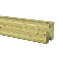 Sleufpaal Tussen Geïmpregneerd Ca. 8,8x8,8 Cm, Lengte Ca. 270 Cm