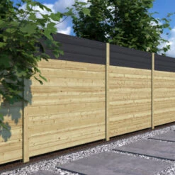 Sleufpaal Tussen Geïmpregneerd Ca. 8,8x8,8 Cm, Lengte Ca. 270 Cm -Makitar Winkel 123 3794