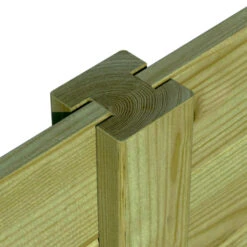 Sleufpaal Tussen Geïmpregneerd Ca. 8,8x8,8 Cm, Lengte Ca. 270 Cm -Makitar Winkel 123 3796