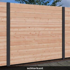 Sleufpaal Tussen Antraciet Ca. 8,8x8,8 Cm, Lengte Ca. 270 Cm -Makitar Winkel 123 3864