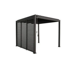 Zijwand Louvre Voor Pergola Classic & Deluxe Zwart 360 Series -Makitar Winkel 123 4033