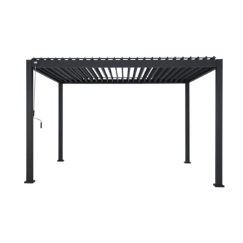 Pergola Classic Zwart 3x4m 3 Pergola Classic Zwart 3x4m