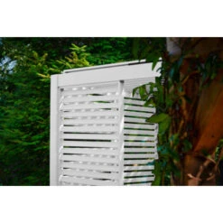 Zijwand Louvre Voor Pergola Classic & Deluxe Wit 360 Series -Makitar Winkel 123 4070