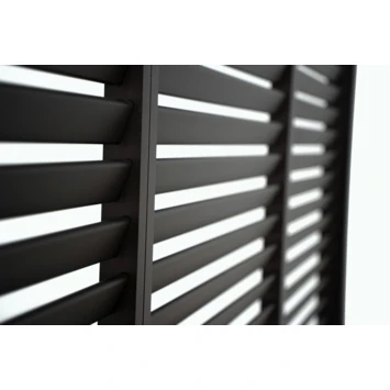 Zijwand Louvre Voor Pergola Classic & Deluxe Zwart 300 Series 6 Zijwand Louvre Voor Pergola Classic & Deluxe Zwart 300 Series - Afbeelding 4