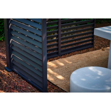 Zijwand Louvre Voor Pergola Classic & Deluxe Zwart 300 Series 8 Zijwand Louvre Voor Pergola Classic & Deluxe Zwart 300 Series - Afbeelding 6