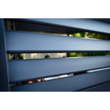 Zijwand Louvre Voor Pergola Classic & Deluxe Zwart 300 Series 9 Zijwand Louvre Voor Pergola Classic & Deluxe Zwart 300 Series - Afbeelding 7